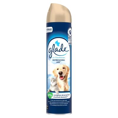 Glade Spray Odorizant camera 300 ml refreshing air impotriva mirosurilor de animale