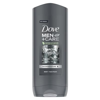 Dove Gel Dus 450ml Care Charcoal &amp; Clay