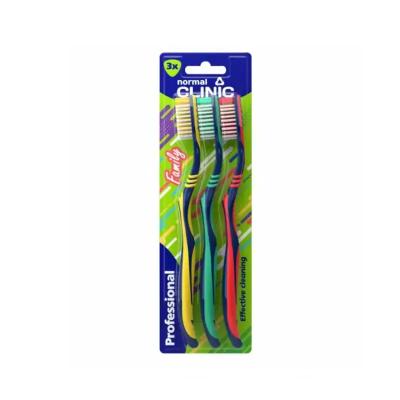 Clinic Periuta Dinti Extra Clean Medium 3buc/set Profesional