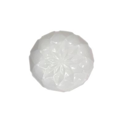 INFINITY Farfurie Desert Opal 19Cm 6Buc/Set Alb cu decor in relief