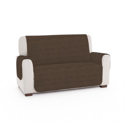 Pucioasa Husa matlasata microfibra pentru canapea 2 locuri, două fete, DARK BROWNISH PURPLE