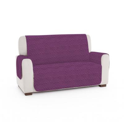 Pucioasa Husa matlasata microfibra pentru canapea 2 locuri, două fete, LIGHT LAVANDE