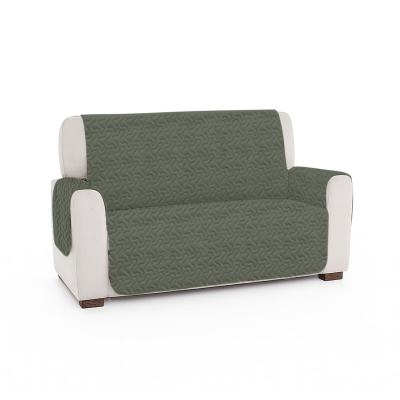 Pucioasa Husa matlasata microfibra pentru canapea 2 locuri, două fete, LIGHT STEEL GRAY