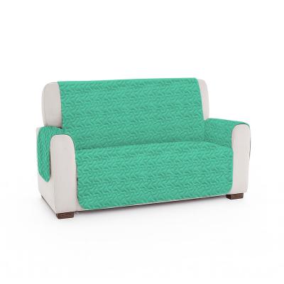 Pucioasa Husa matlasata microfibra pentru canapea 2 locuri, două fete, MINT GREEN