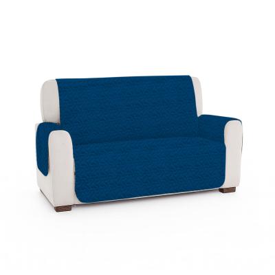 Pucioasa Husa matlasata microfibra pentru canapea 2 locuri, două fete, ROYAL BLUE