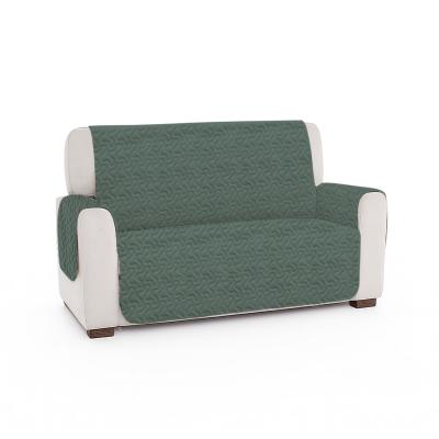 Pucioasa Husa matlasata microfibra pentru canapea 2 locuri, două fete, STEEL GRAY