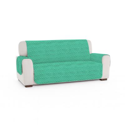Pucioasa Husa matlasata microfibra pentru canapea 3 locuri, două fete, MINT GREEN
