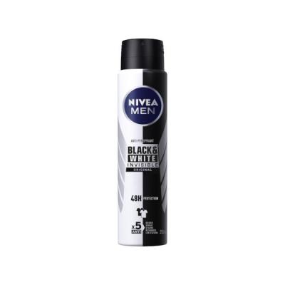 Nivea Deodorant antiperspirant spray Men 250ml Invisible Black White Original
