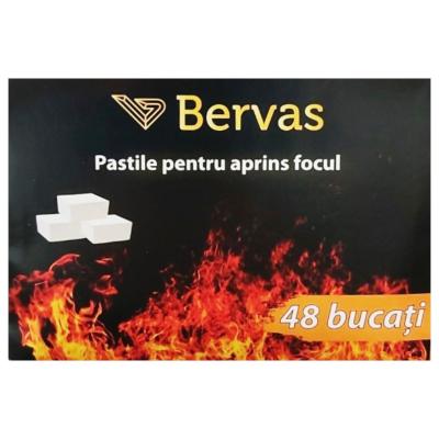Bervas Pastile Aprins Focul 48Buc/Set