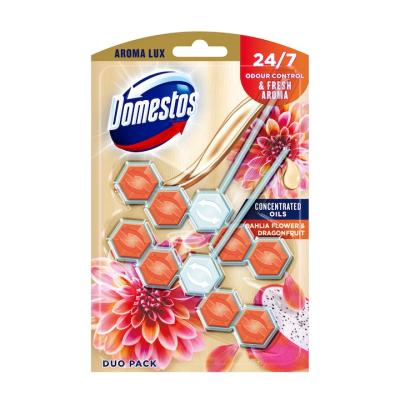 Domestos Odorizant WC Bile 5IN1 12X55G DAHLIA FLOWER &amp; DRAGON FRUIT