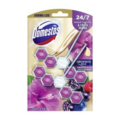 Domestos Odorizant WC Bile 5IN1 12X55G HIBISCUS &amp; WILD BERRIES