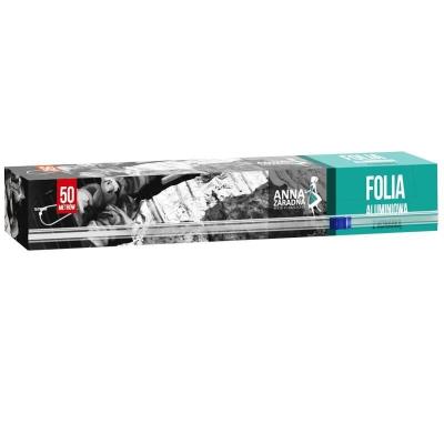 Ana Folie Aluminiu 50m Premium in cutie cu Dispozitiv de taiere
