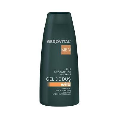 Gerovital Sampon si Gel de dus Men 400Ml 3in1 Wild