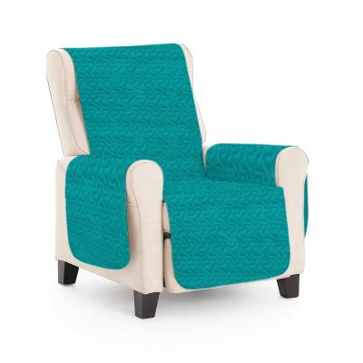 Pucioasa Husa matlasata microfibra pentru fotoliu, două fete, LIGHT AQUA