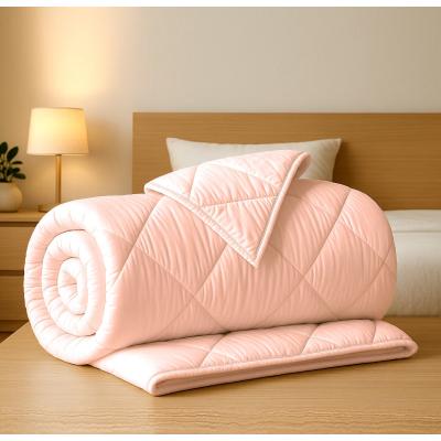 Pucioasa Pilota Matlasata Ranforce 100% Bumbac Iarna 200x215cm Roz Pudra