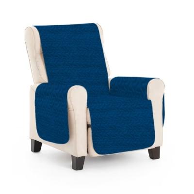 Pucioasa Husa matlasata microfibra pentru fotoliu, două fete, ROYAL BLUE