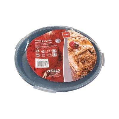 COK Tava Teflonata pentru Copt  Rotunda cu capac 32.5X5CM