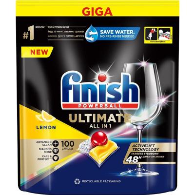 Finish Ultimate Plus Tablete Masina Spalat Vase 100Buc/Set