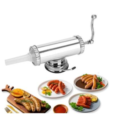 VANESSA Aparat Manual Orizontal Umplut Carnati 3Kg, inox, 3 palnii