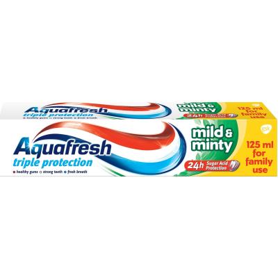 Aquafresh Pasta Dinti 125ml Triple Protection Mild&amp;Minty