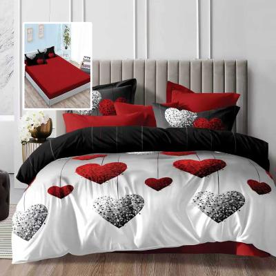 Pucioasa Lenjerie Pat Economy 2 persoane 6 piese cu husă ECNH38