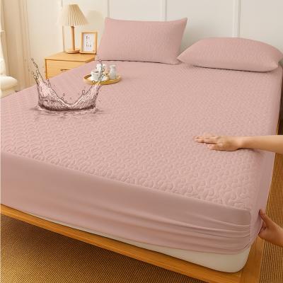 Pucioasa Husa Protectie Saltea Microfibra 100% impermeabila, Lavabila, 160x200x25cm+ două fete de perna 50cm x 70cm Solara