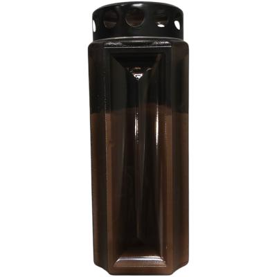 Premium Line Candela cu Capac Anti-vant Timp de ardere 120h Negru