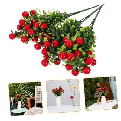 Flori artificiale buchet BILUTE ROSII CRACIUN A10299