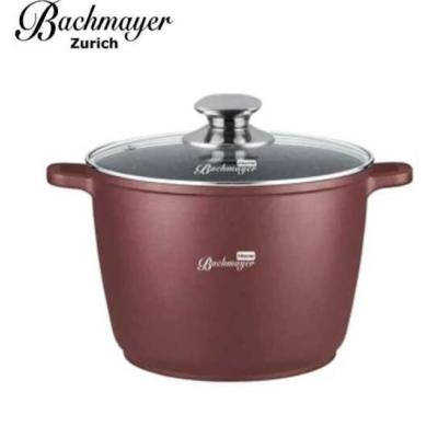 Bachmayer Oala Antiaderenta cu capac din sticla 20cm 4L BM-7882-20