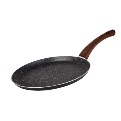 BLAUMANN Tigaie Clatite Antiaderenta Aluminiu cu stat de Marmura 24cm Natural Line BL-3489