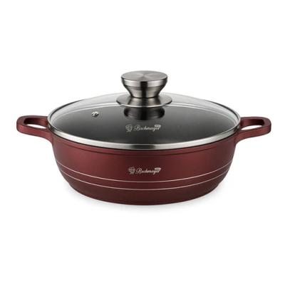 Bachmayer Cratita Antiaderenta Joasa cu capac din sticla 24cm 2.5L BM-7400-24