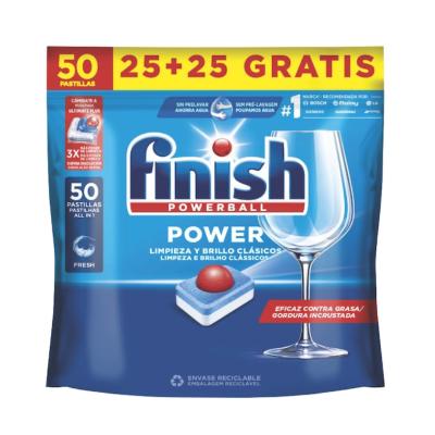 Finish Powerball Tablete Spalat Vase 32Buc/Set Power Essential Lemon