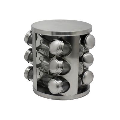 Set 12 Recipiente Condimente cu suport rotativ V51217A12