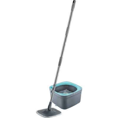 Prof Triton Set Mop Rotativ cu galeata 30x30x18cm cu Rezervor separat pentru apa curata si murdara